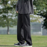 Men Jeans Summer Loose Wide Leg Pants Straight-Leg Trousers